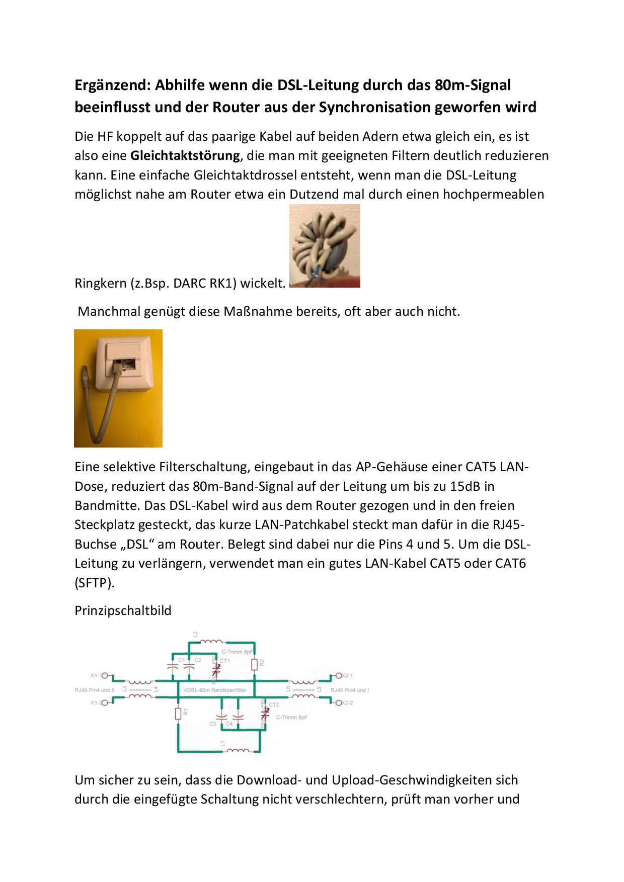 Innerhalb Der Letzten 5 Minuten Wurde Auf Der Dsl Leitung DSL-Leitung/DK3SS